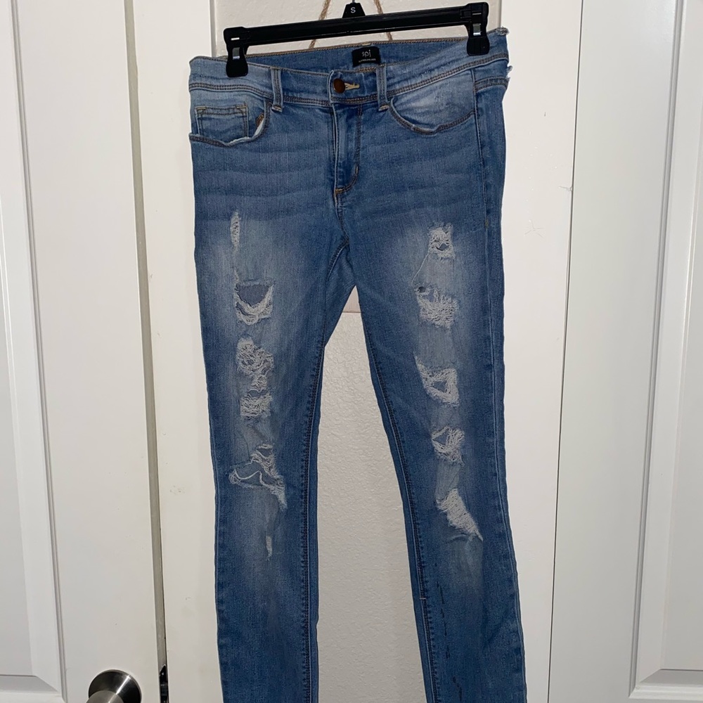 SPJ SKINNY JEANS WITH HOLES